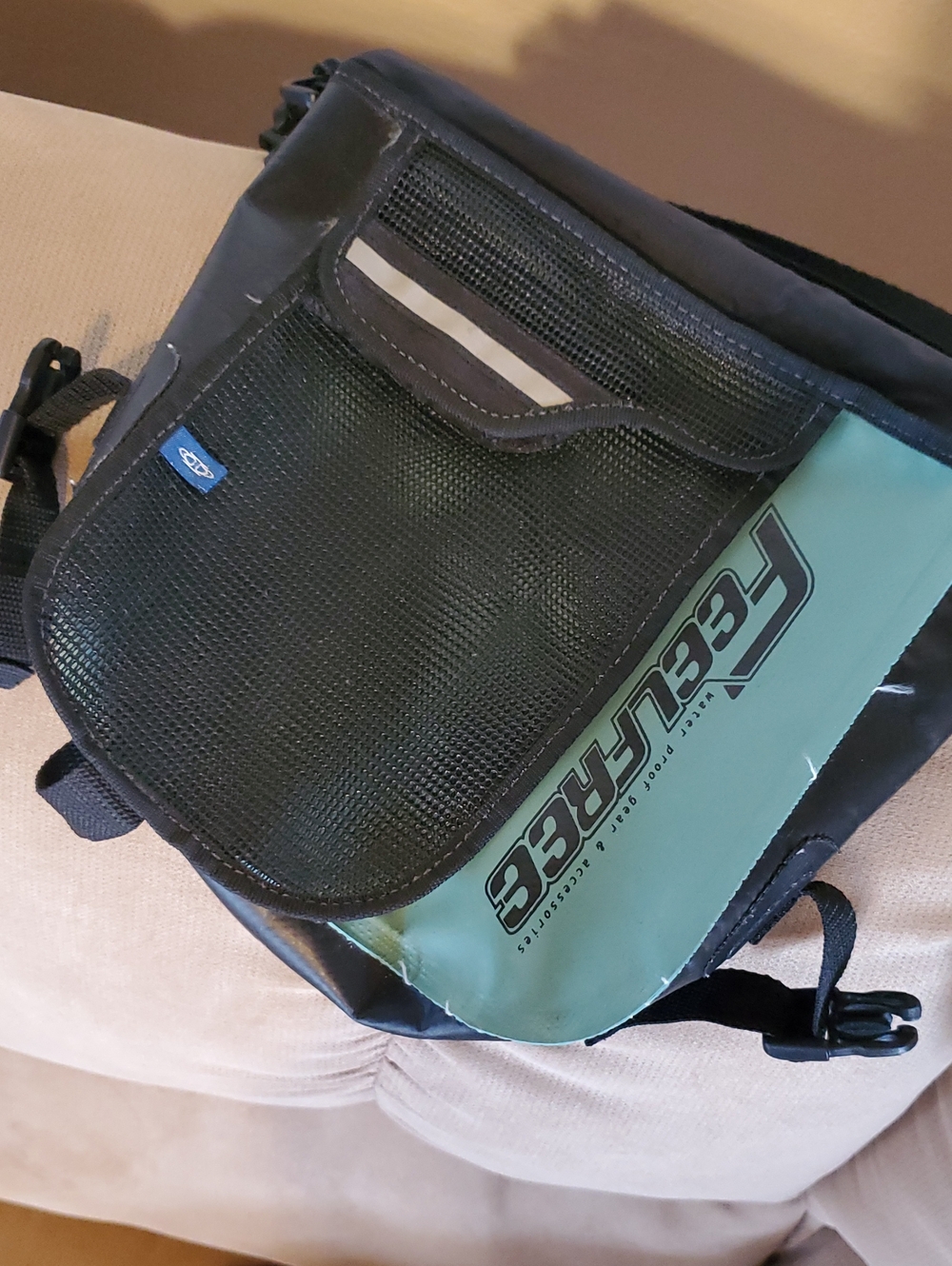 Black and Teal Dry Bag By FEELFREE